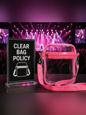 PVC Clear Messenger Bag